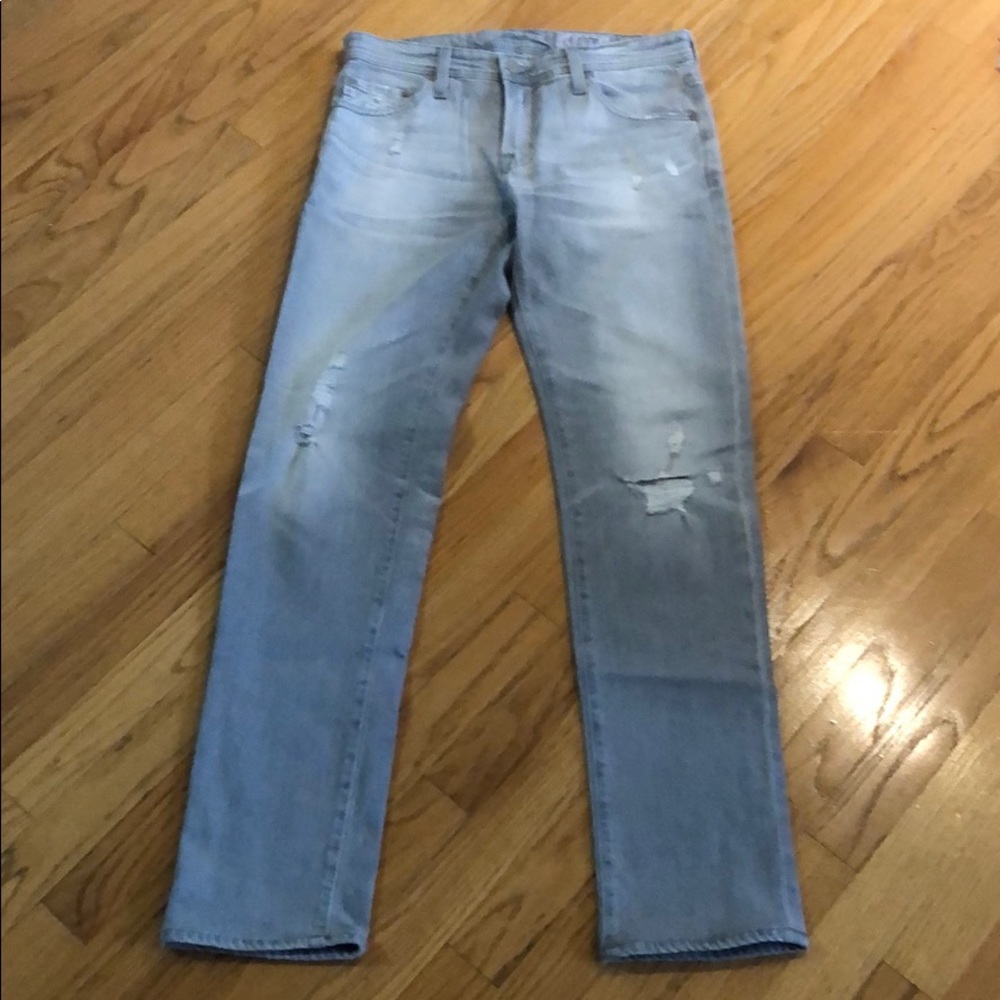 AG “The Tellis” distressed denim pants